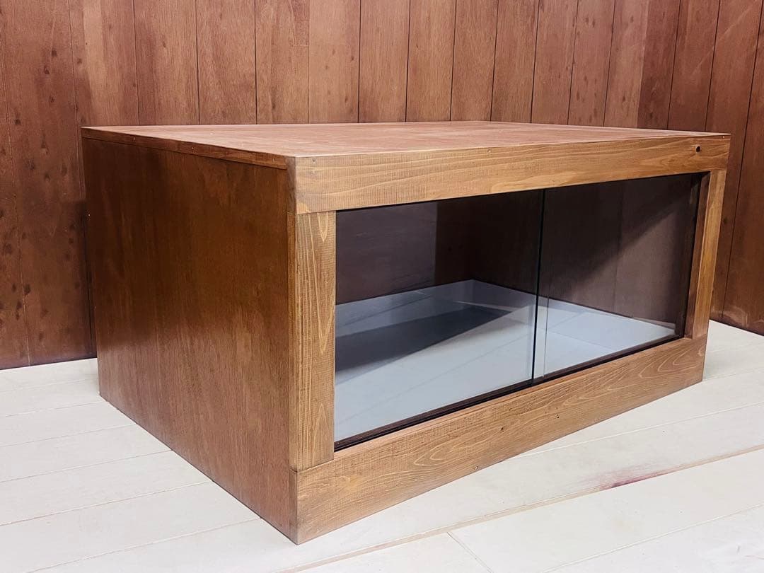 大型木製ケージ 900×600×450 小動物、爬虫類用 未使用