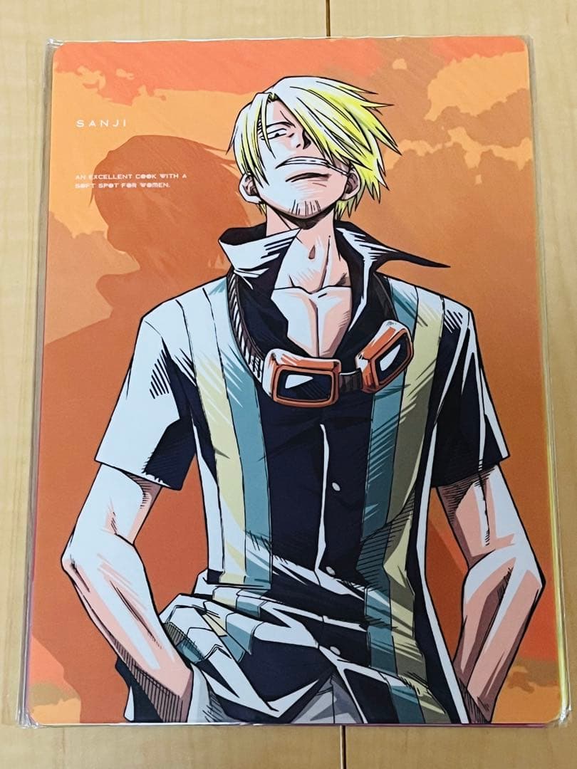 ワンピース 下敷き ルフィ ゾロ ナミ サンジ ロビン ONEPIECE レア