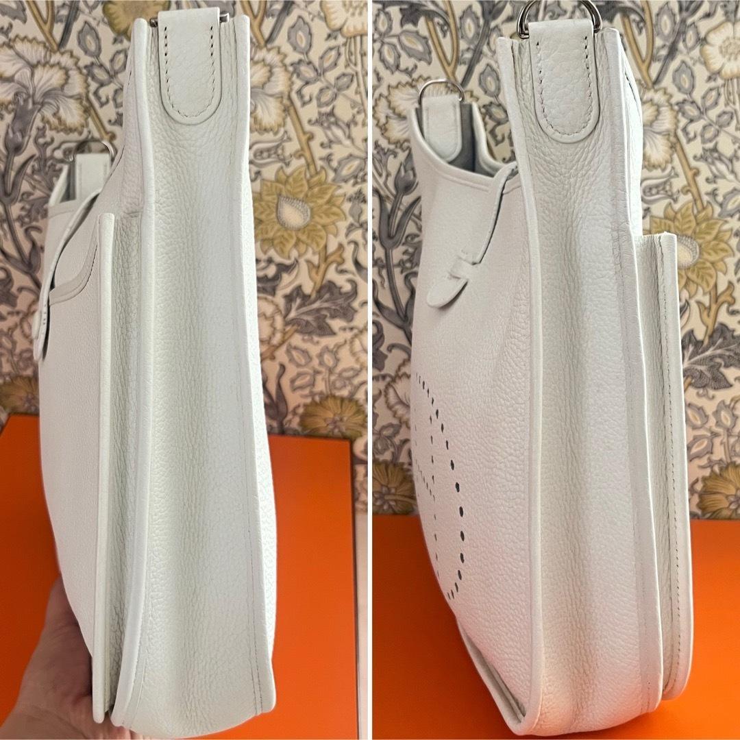 週末限定価格‼︎HERMES【エヴリン2PM】ホワイト トリヨンクレマンス