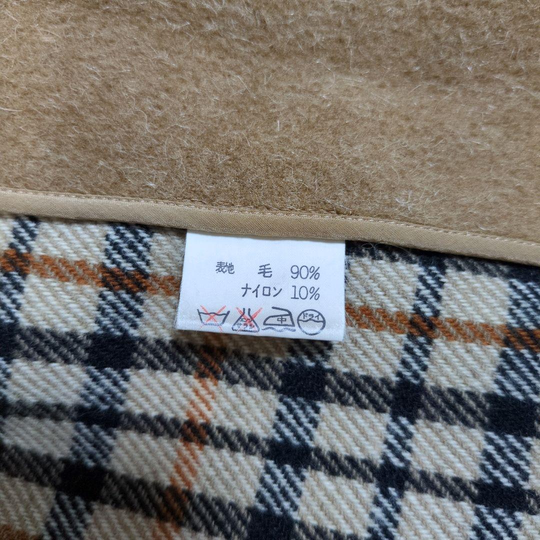 DAKS　ダックス　ポンチョ　ロング　ケープコート　マントコート　ハウスチェック