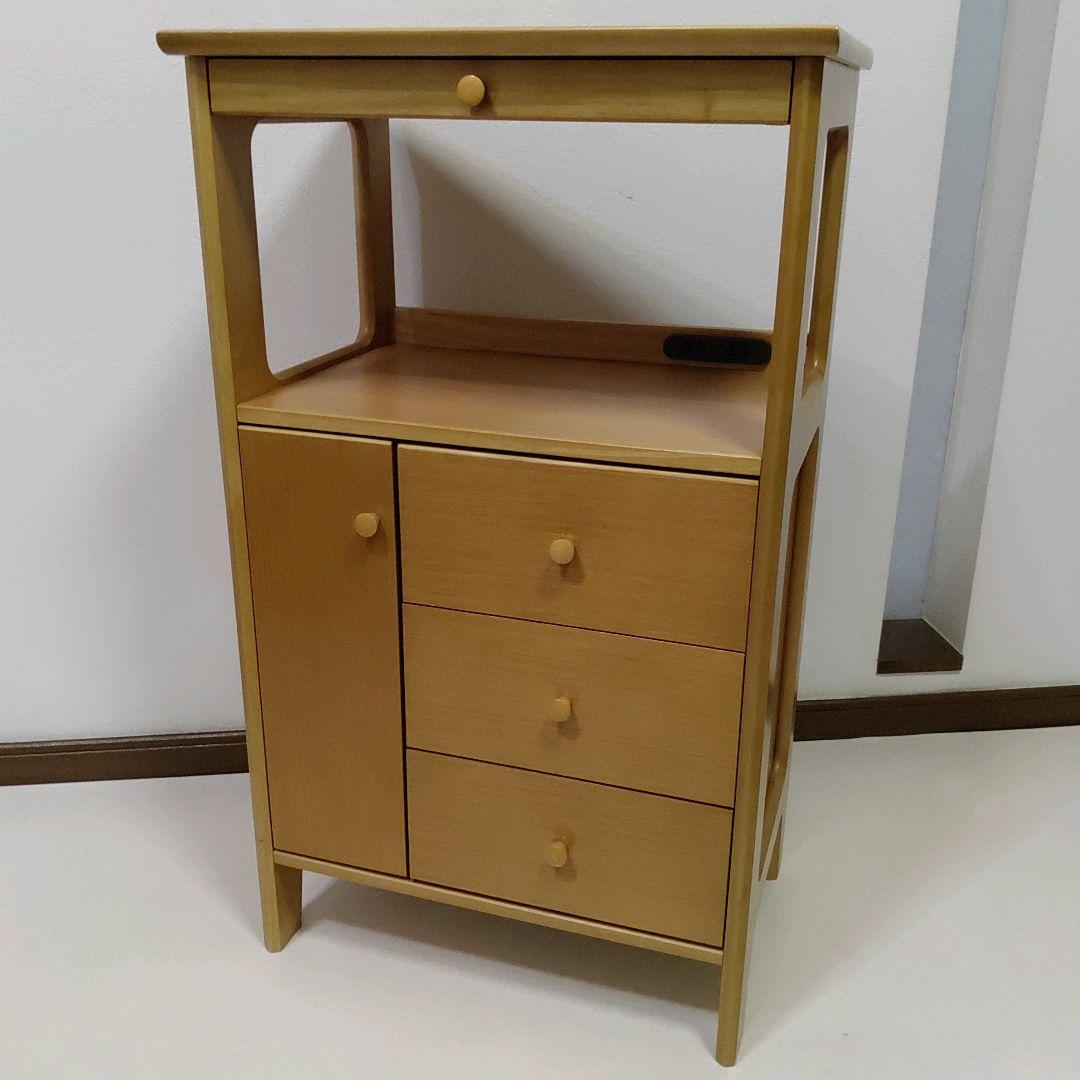 カリモク家具 電話台 レンジ台 キャビネットマルチチェスト