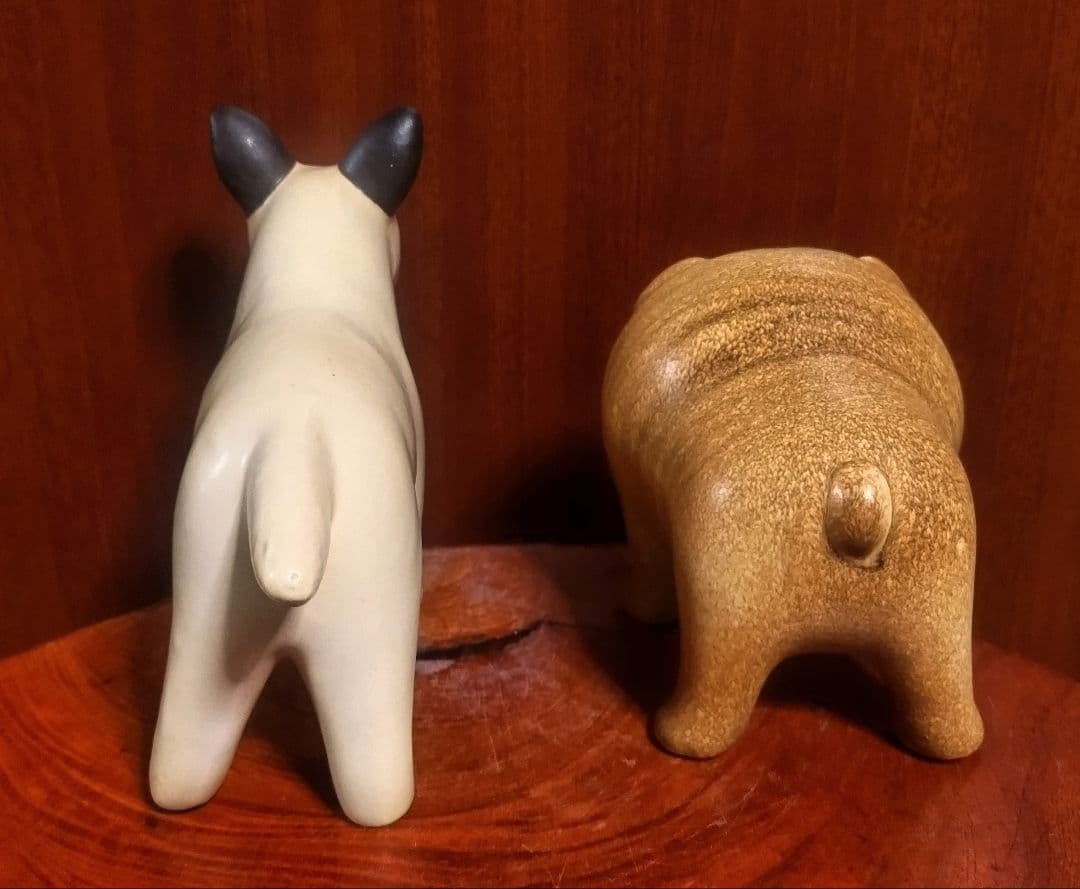 リサラーソン ケンネルブルテリア＆ケンネルブルドッグ 北欧 美品