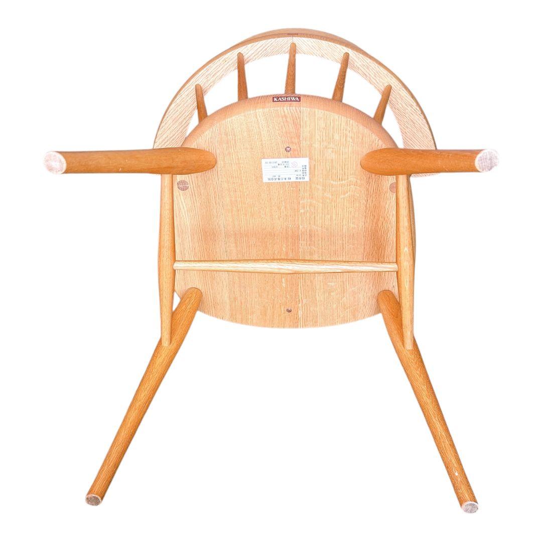 【極美品】 柏木工 KASHIWA クラウンチェア ナチュラル ダイニングチェア