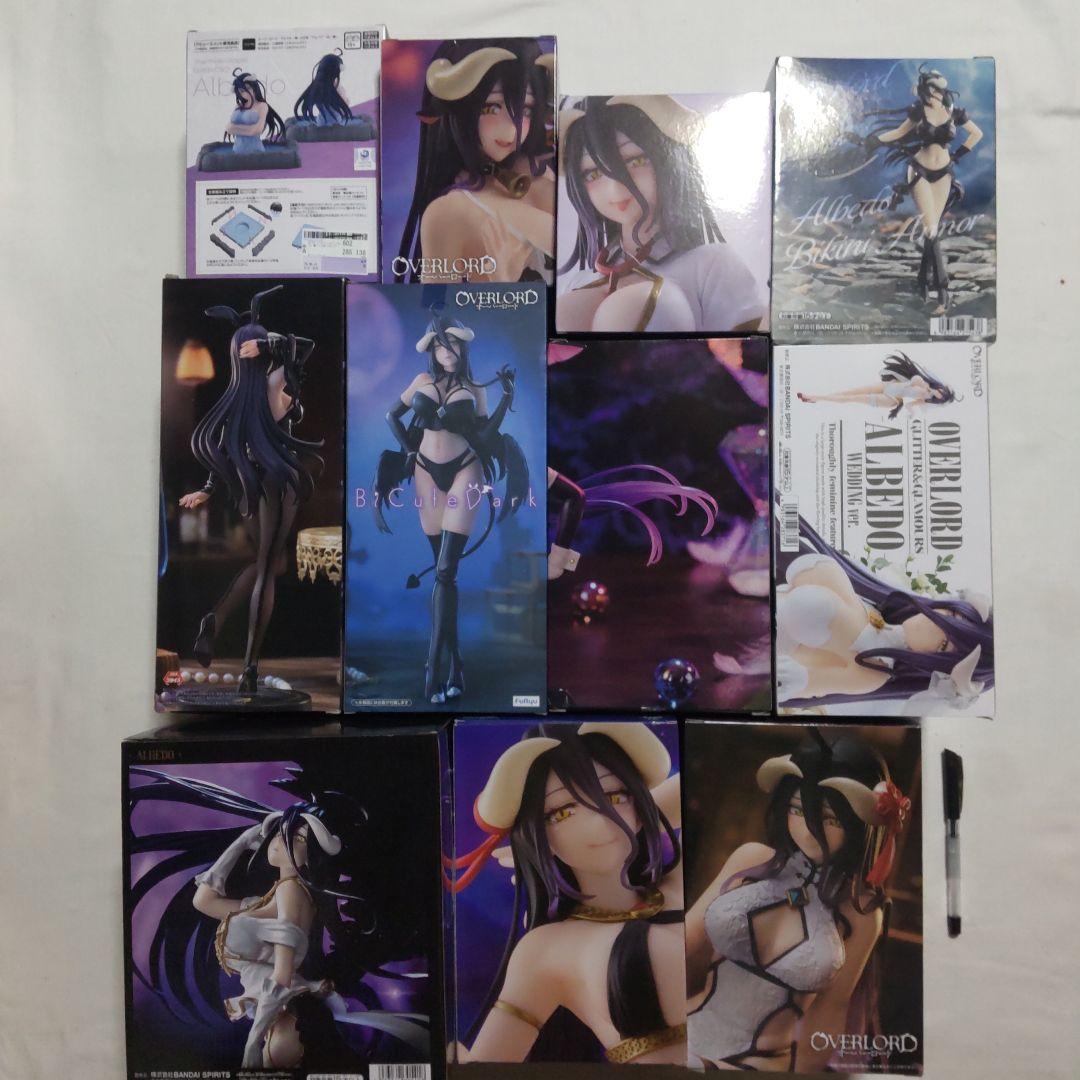 オーバーロード アルベド セガ タイトー フリュー バンプレスト 11体セット