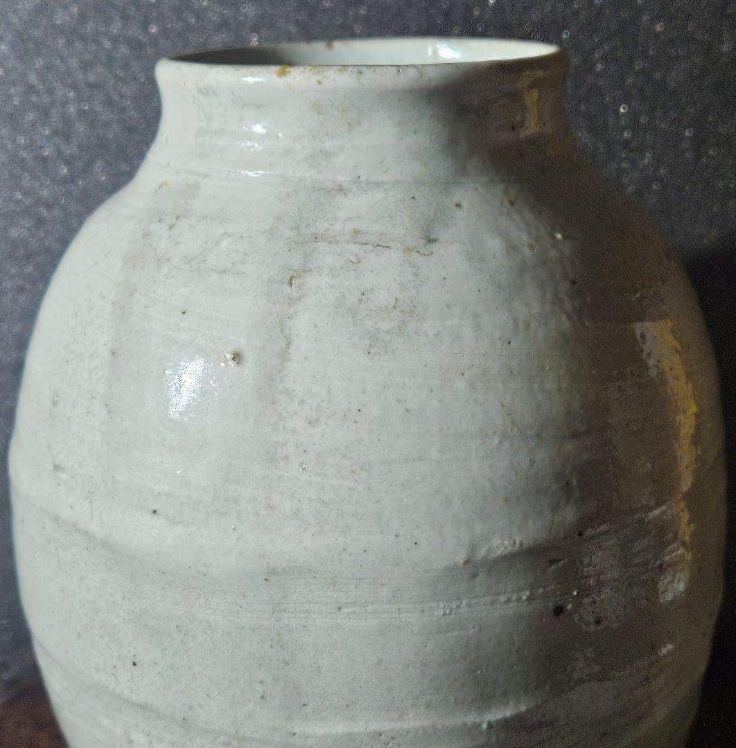 本物保証❗】名品❗】李朝時代　 李朝古美術　李朝古陶磁器　李朝白磁　壺　提灯壺