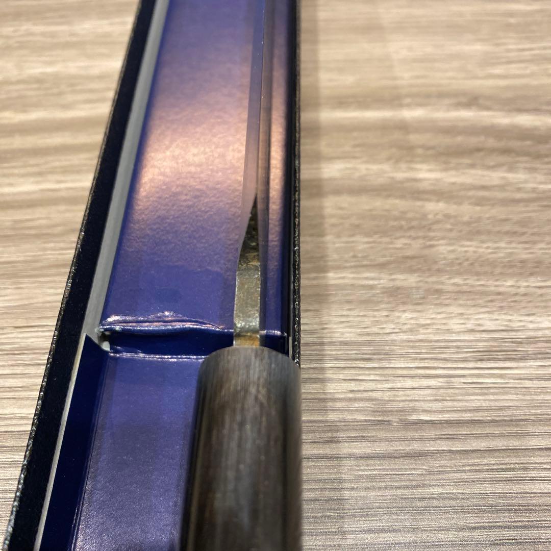 堺刃物守勝本鍛錬青紙2号柳刃包丁280ミリ水牛柄本霞研磨