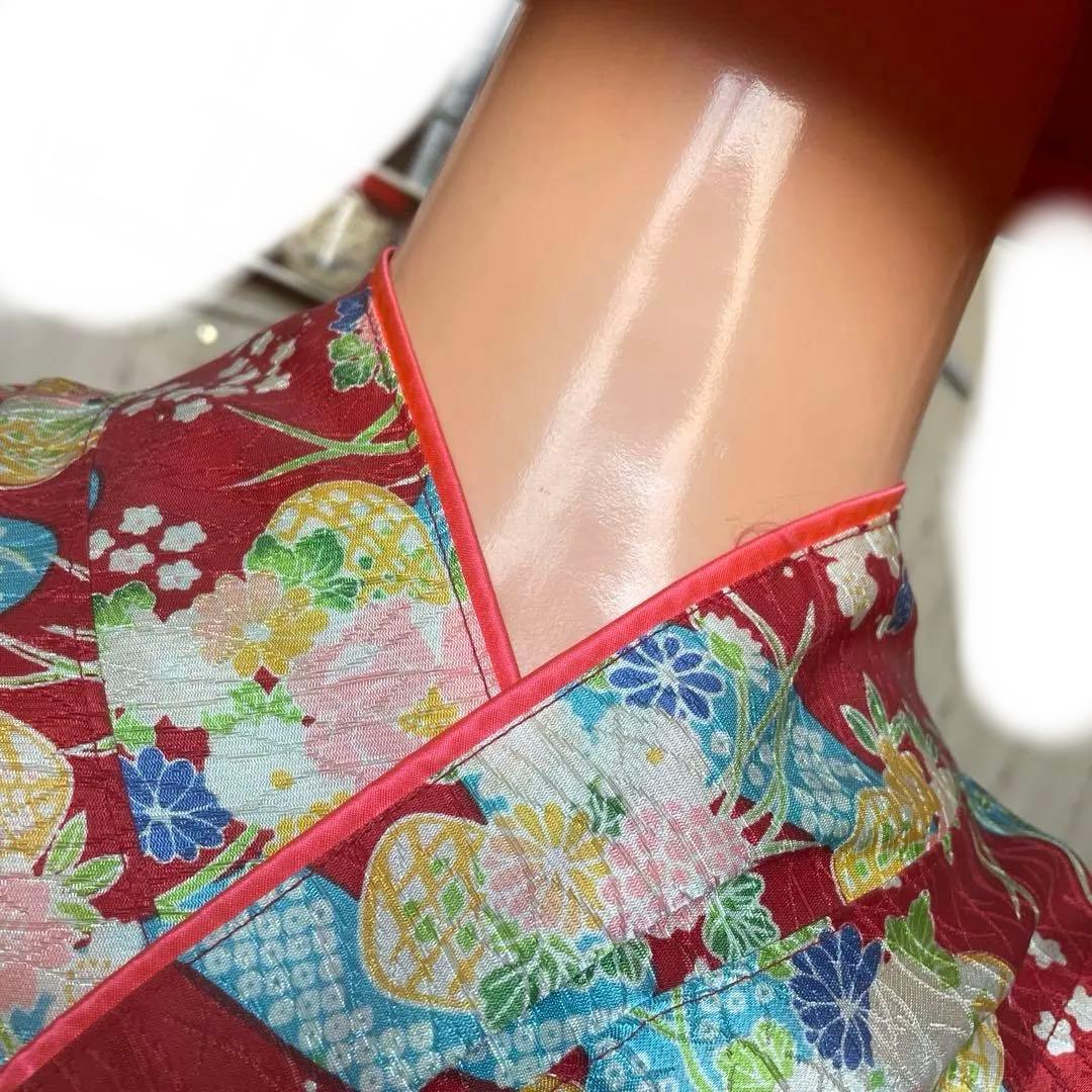 花柄 浴衣　等身大 ペコちゃん