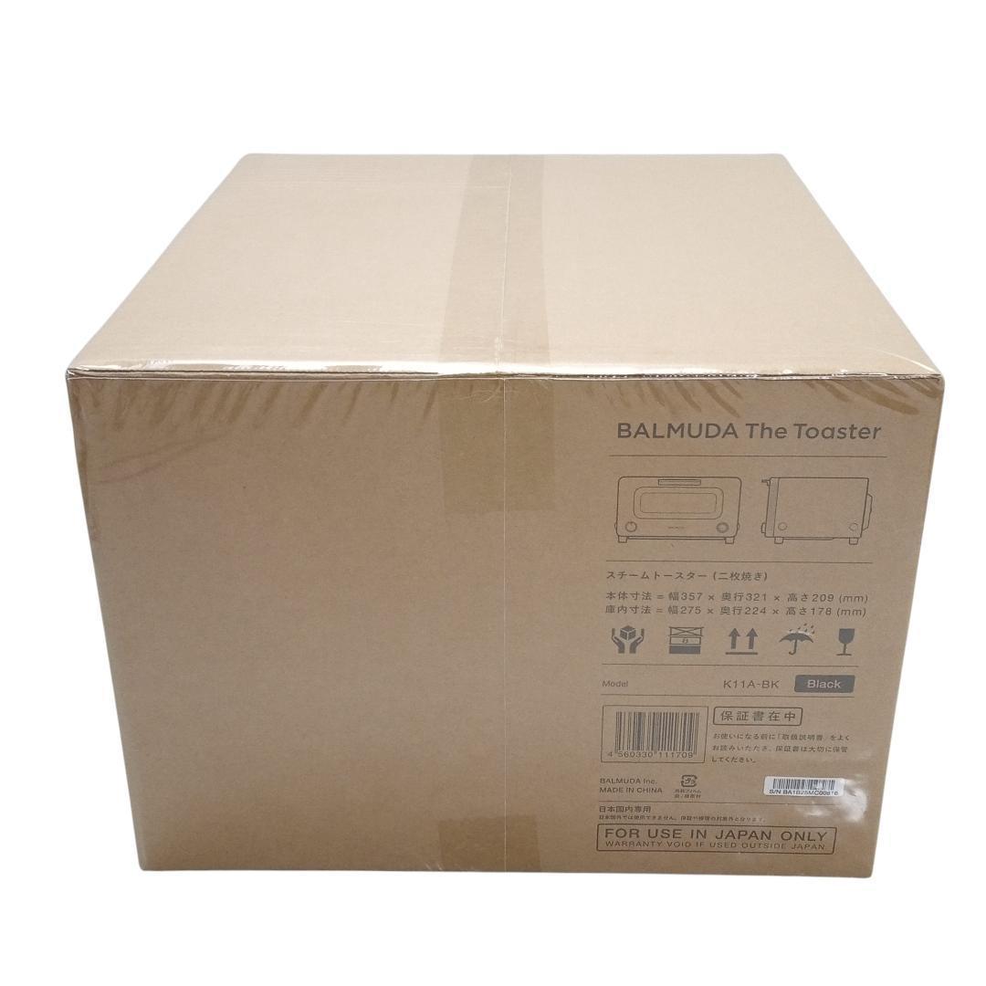 ジ*ん様 【新品未開封】バルミューダ 黒 スチームトースター K11A-BK