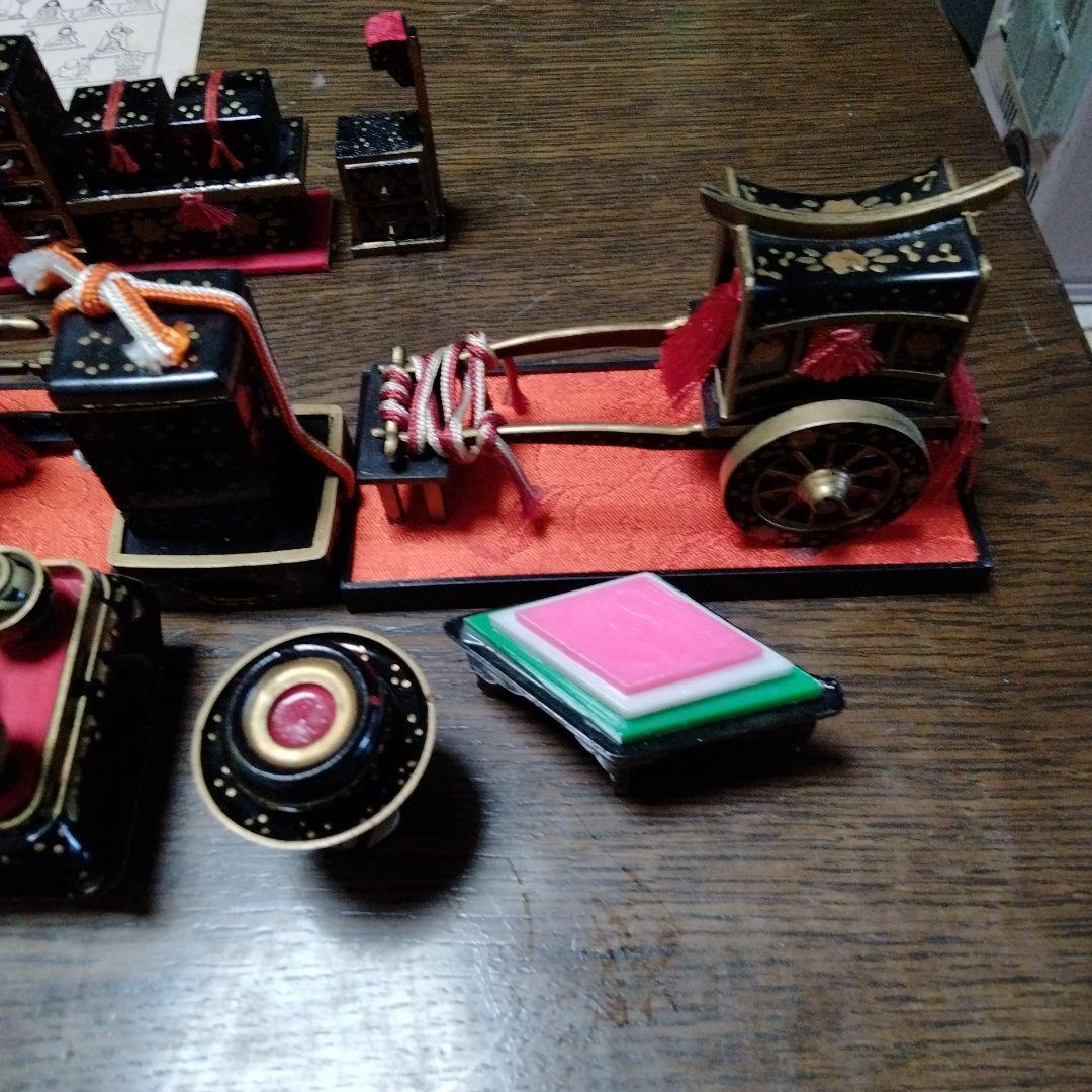 ひな祭りの飾りセット　木目込み　小型