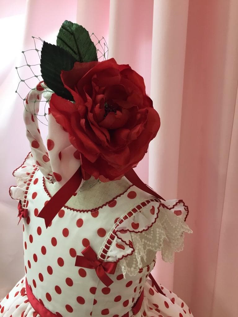 り*ん様 阪急限定シフォンドットドレス・100・新品タグ付き・・シャーリーテンプ