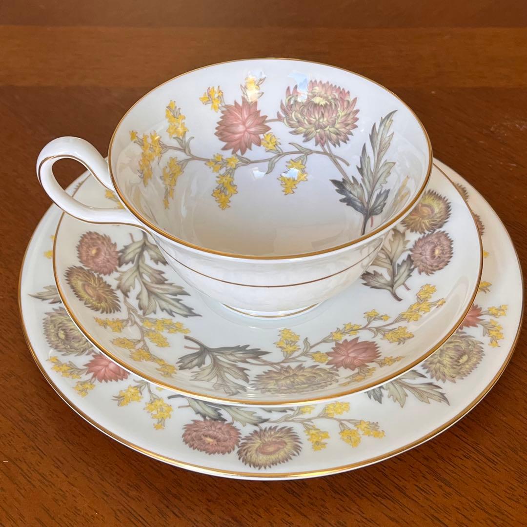 【英国ビンテージ】ウェッジウッド★リッチフィールド★トリオ