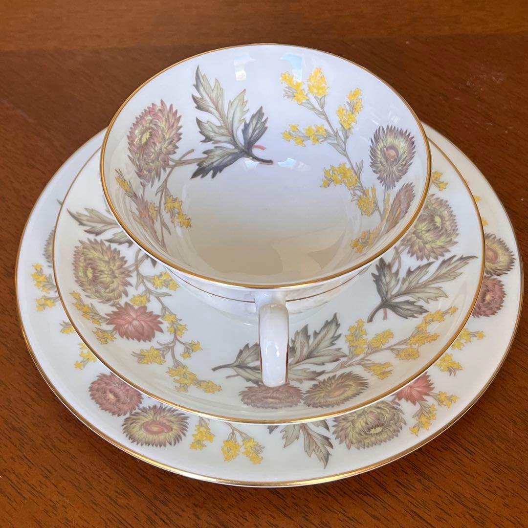 【英国ビンテージ】ウェッジウッド★リッチフィールド★トリオ