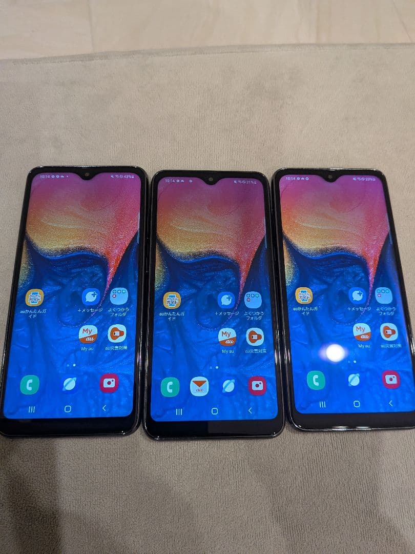 s*6様 Samsung　Galaxy　a20 3台ブラック