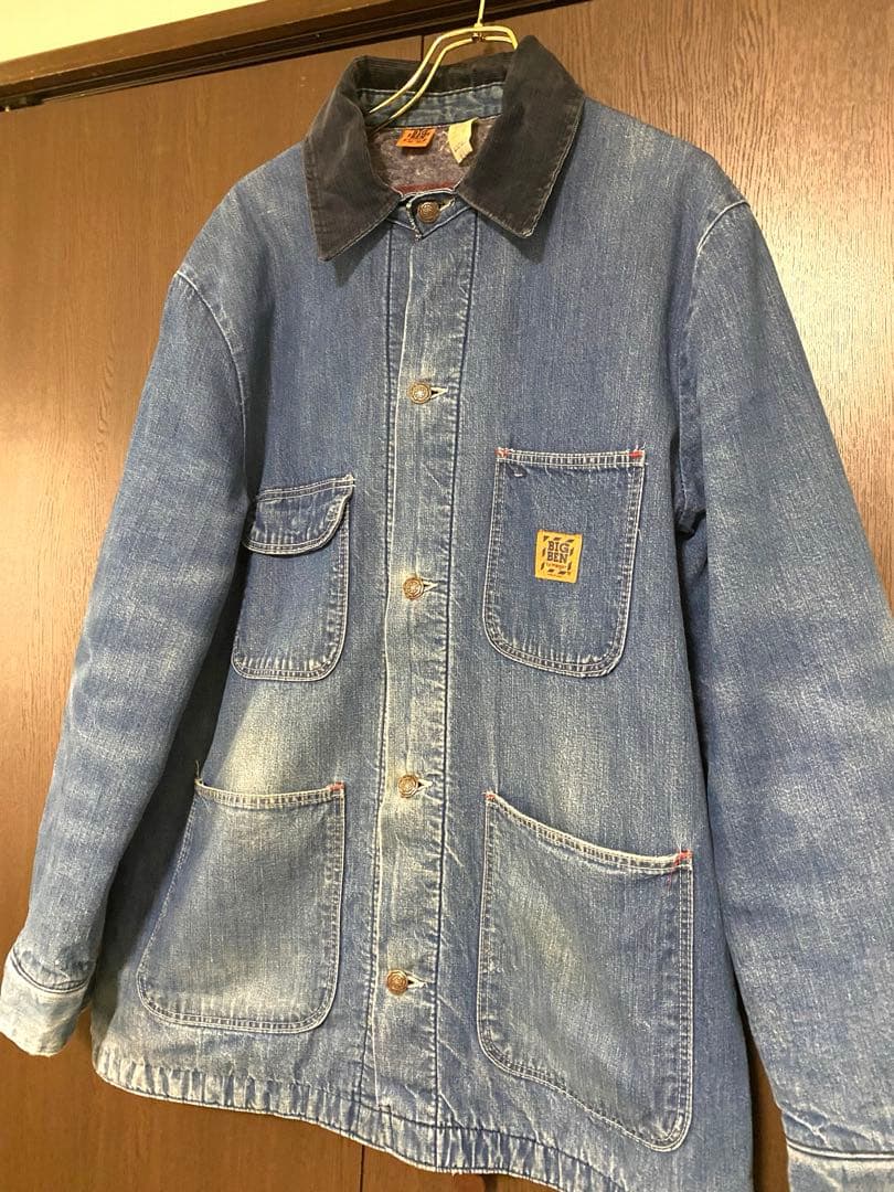 USA製70s 80s BIGBEN デニム カバーオール 裏ブランケット 40