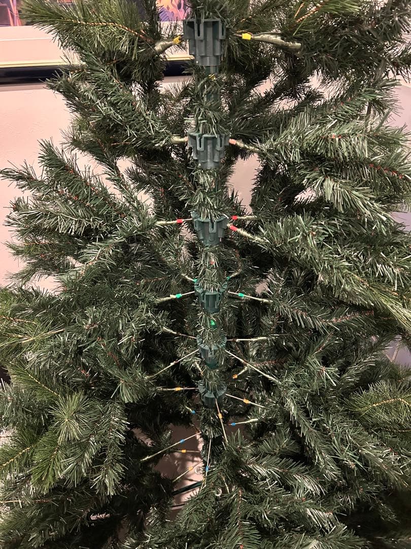 ⭐️クリスマスツリー⭐️高さ210cm オーナメント・LEDライト付き
