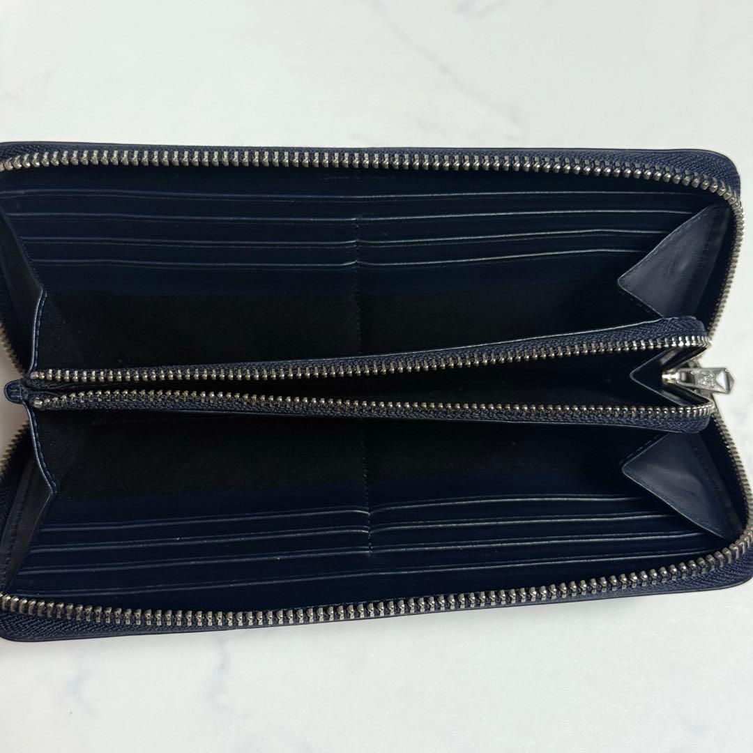 極美品 Paul Smith ポールスミス ラビット ラウンドジップ ネイビー