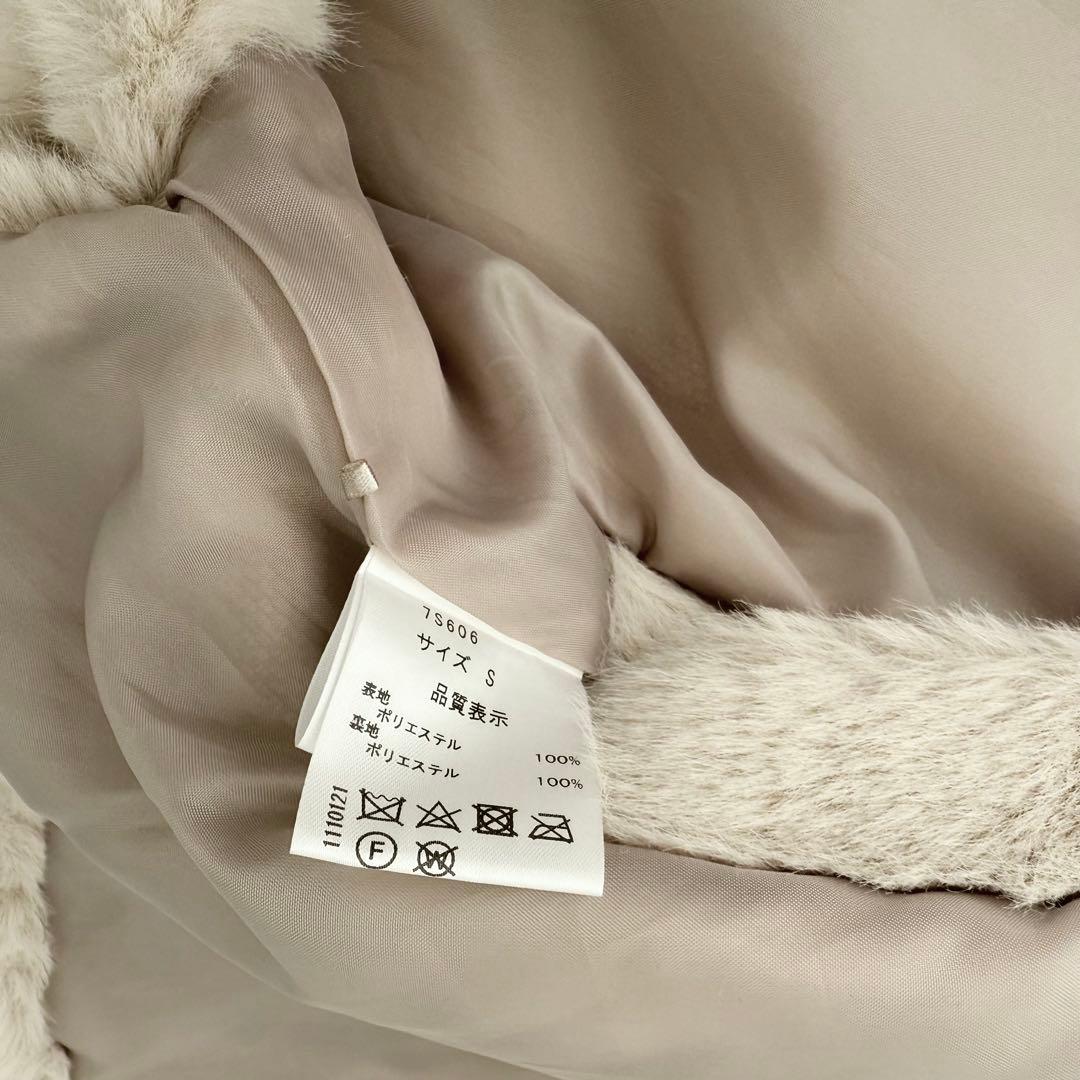 SEVENTEN セブンテン　エコファーポンチョ エクリュ