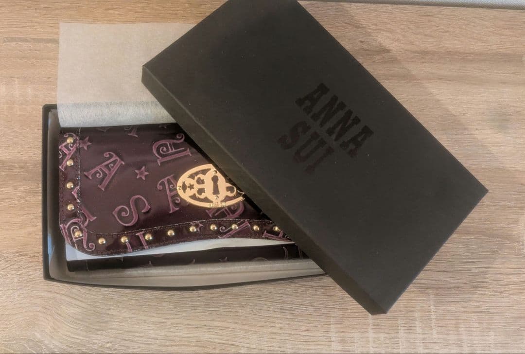 ♥新品・未使用品♥アナスイ ANNASUI ハリーフラップ 財布 ドーリーガール