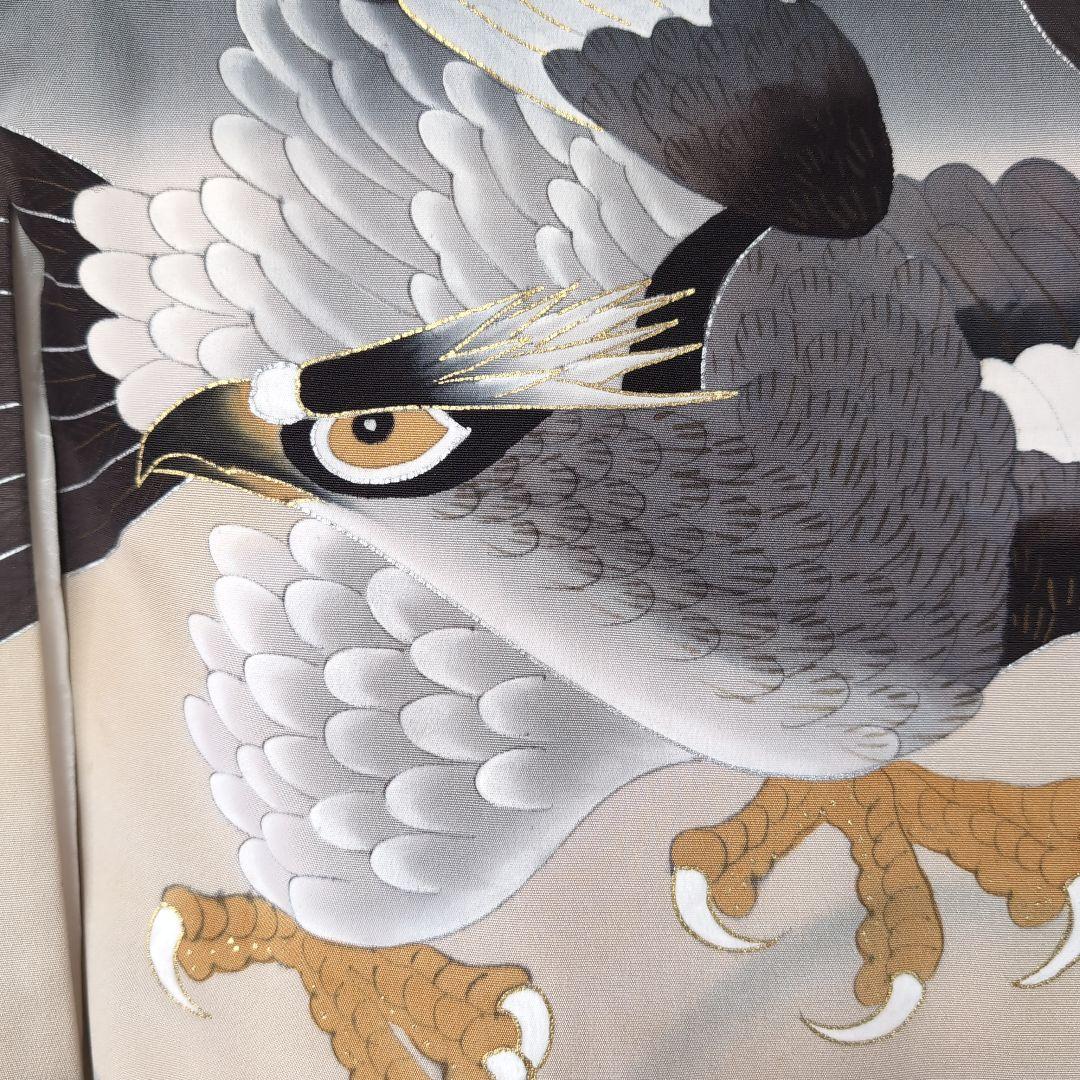 鷹と雲の刺繍羽織　５歳用　セット