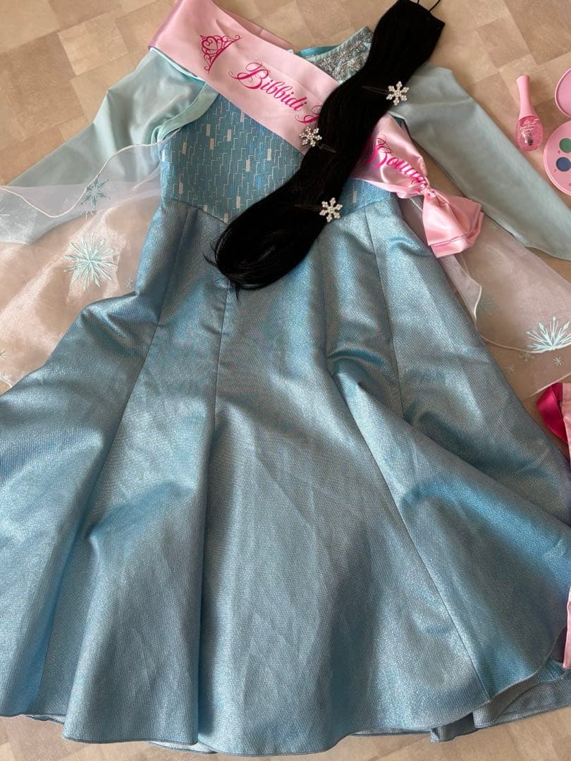 ビビディバビディブティック【公式】　エルサ　ドレス一式セット
