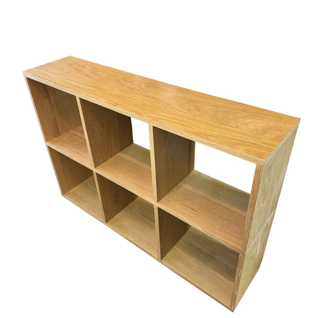 【美品】無印良品　スタッキングシェルフ　３段×２列　ラック