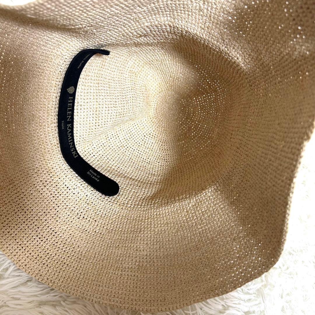 【極美品】ヘレンカミンスキー プロヴァンス10 ラフィアハット ナチュラル
