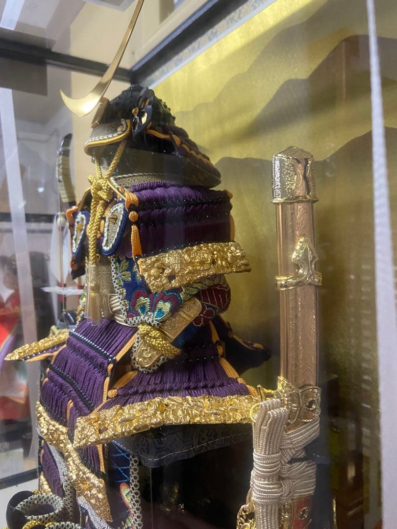 五月人形 鎧飾り 伊達政宗 ケース入り 新品未使用 展示品 端午の節句