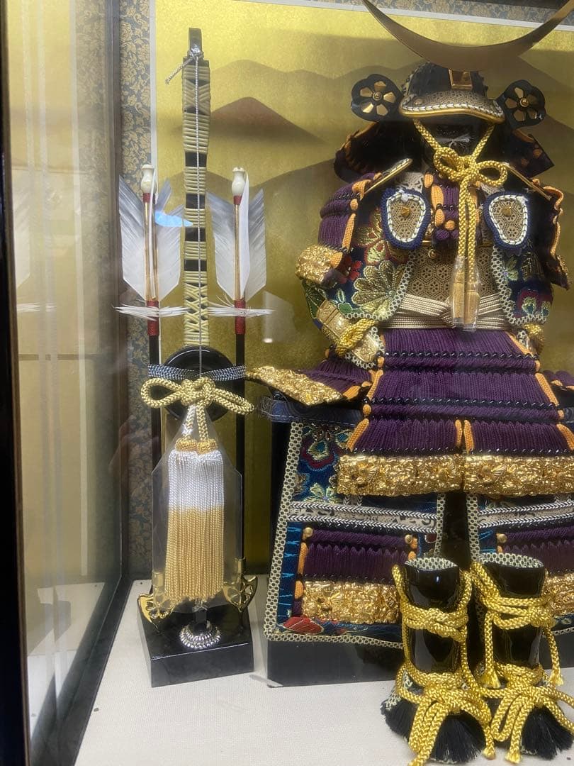 五月人形 鎧飾り 伊達政宗 ケース入り 新品未使用 展示品 端午の節句
