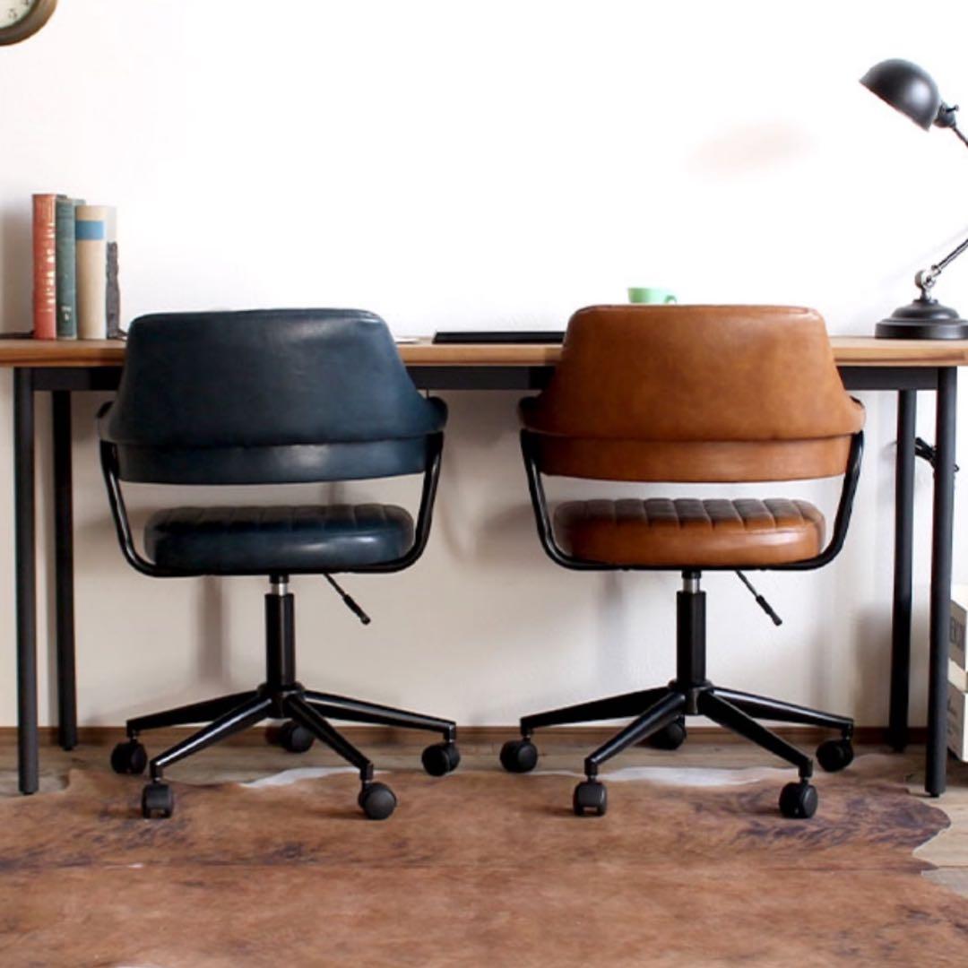 デスクチェアオフィスチェア椅子イスヴィンテージレトロアンティークパソコンチェア