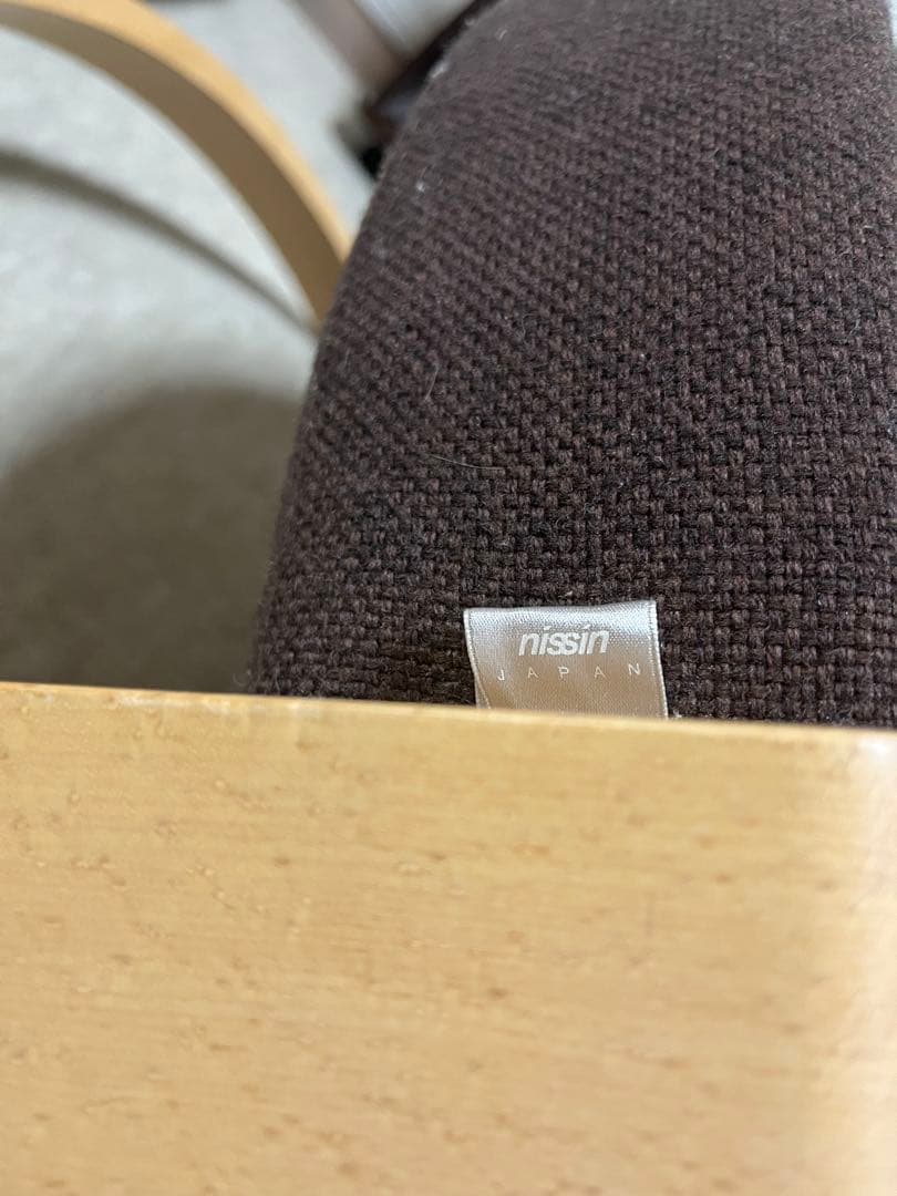 【KSM】 日進木工 座椅子 木製フレーム 布張り MAWARIZA