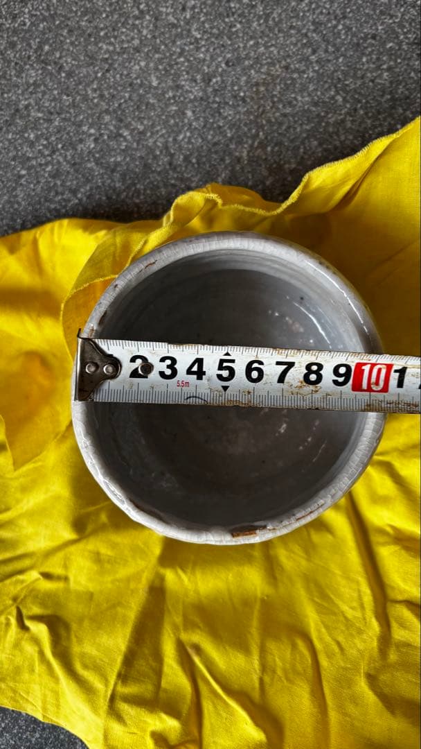 村瀬一郎　志野　抹茶茶碗