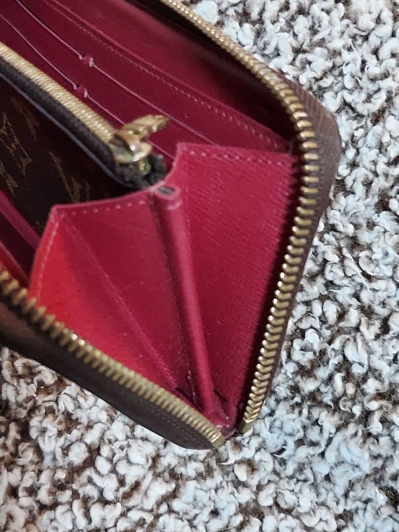 ルイヴィトン ポルトフォイユ クレマンス フューシャ モノグラム 長財布