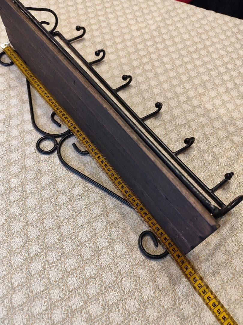 アイアン製　ウォールフック 　木製の棚　鉄　アイアン