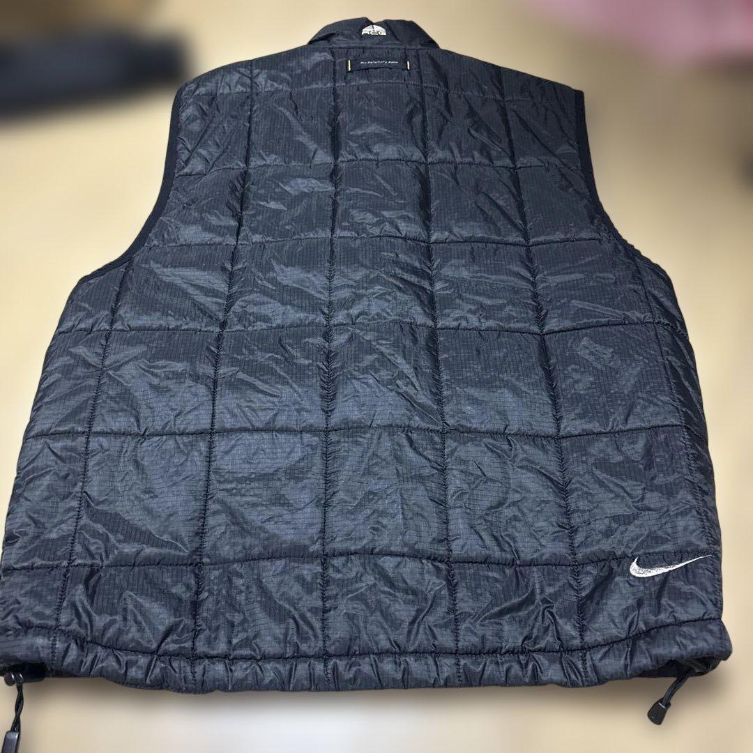 ぺ*様 Nike ブラック キルティング ベスト　ACG ダウンベスト　激レアX