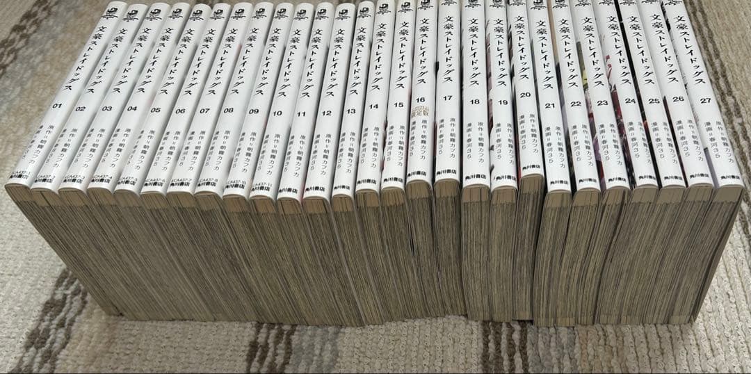 文豪ストレイドッグス 文スト 58冊 コミック 1~27 全巻セット 小説 等