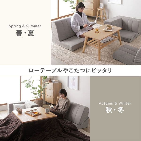 コーナー ソファセット 3点セット ライトグレー ハイバック リクライニング