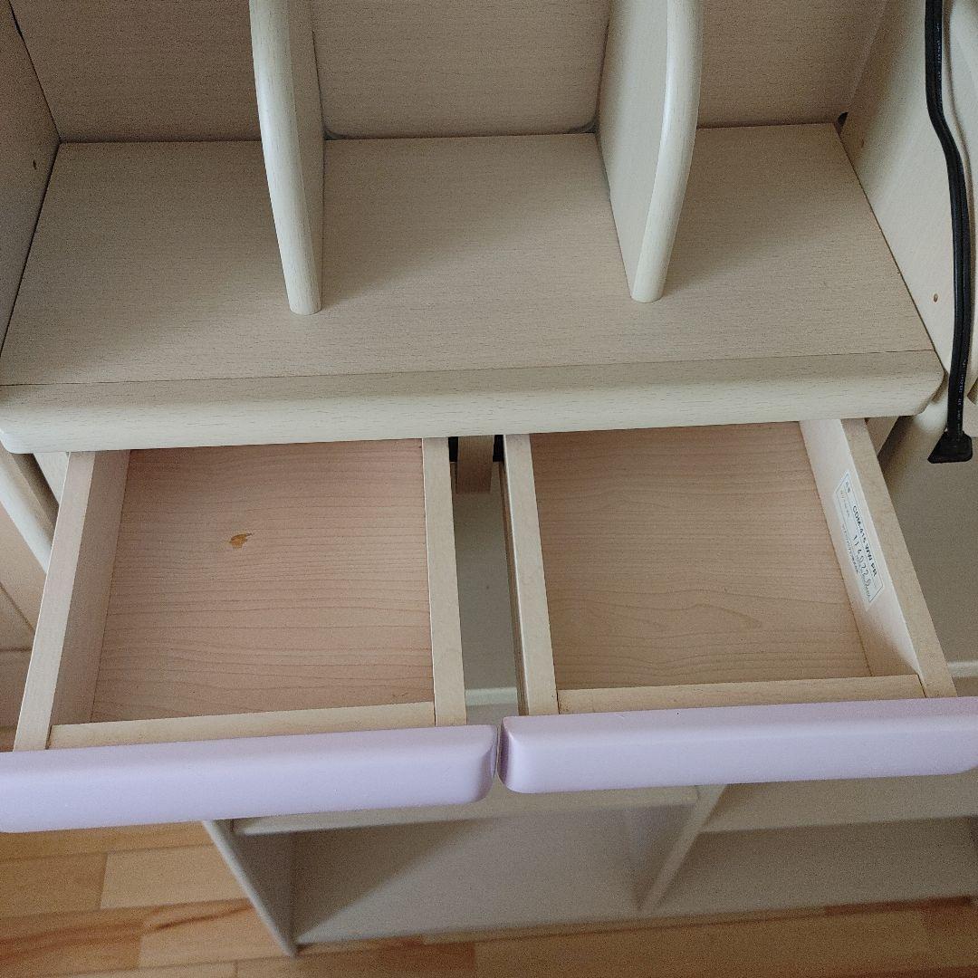 コイズミ学習机　本棚　シェルフのみ