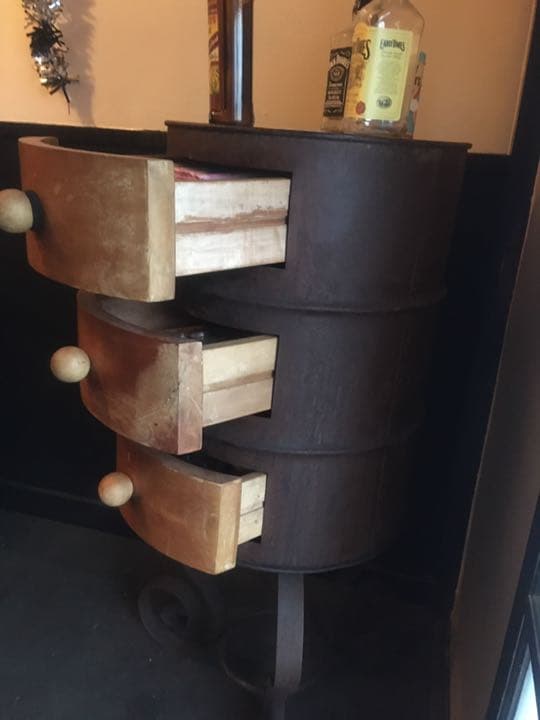 アンティークドラム缶キャビネットー！！
