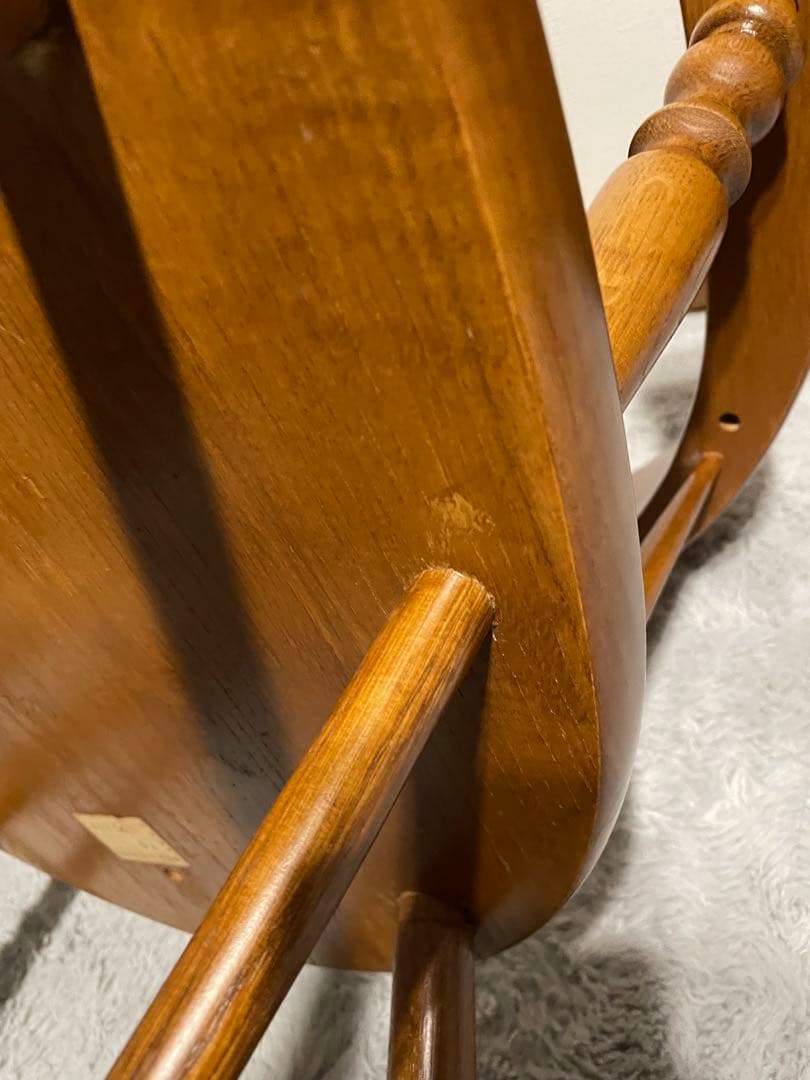 柏木工 アームチェア ダイニングチェア ヴィンテージ ウッドチェア