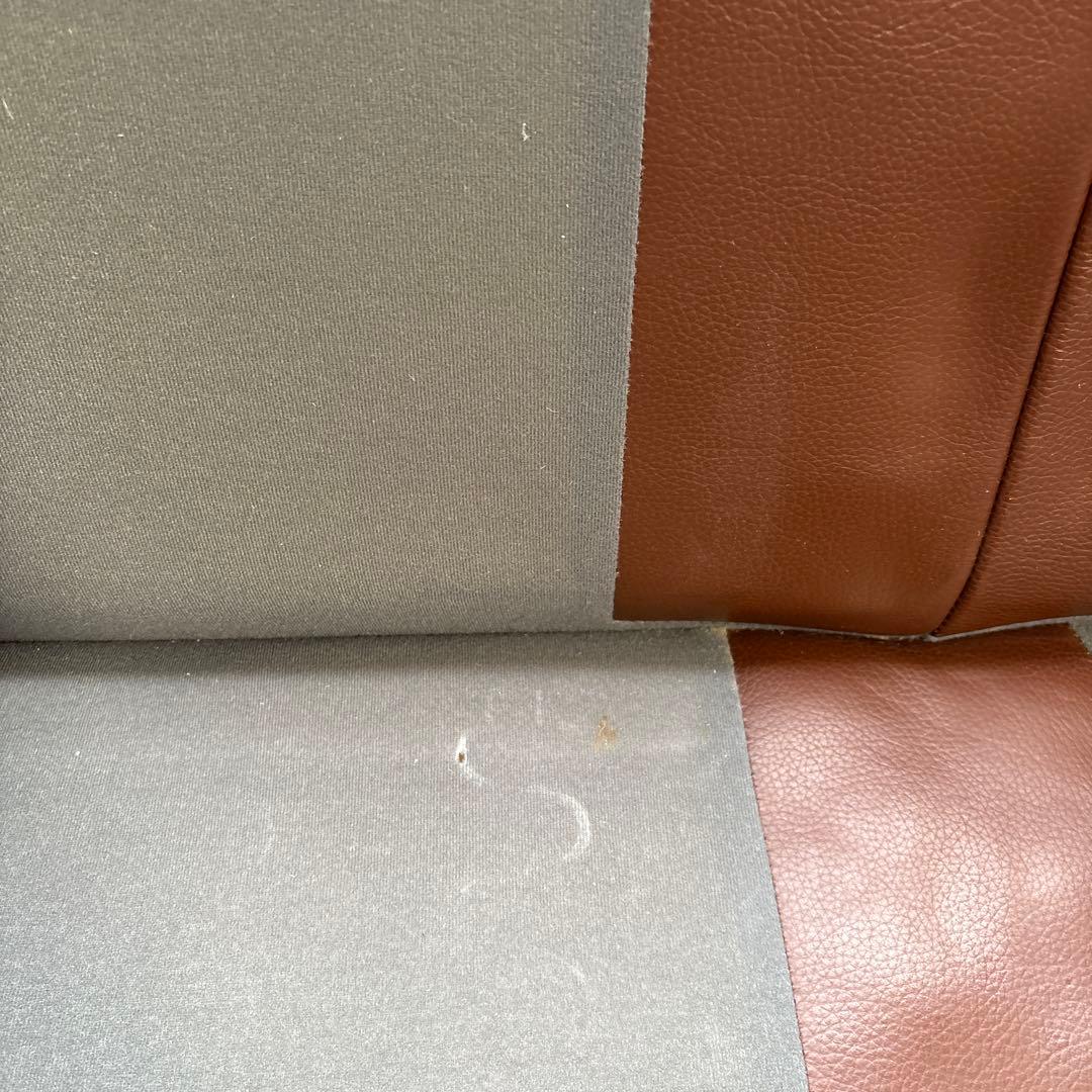 無印良品　革張りフェザーソファ