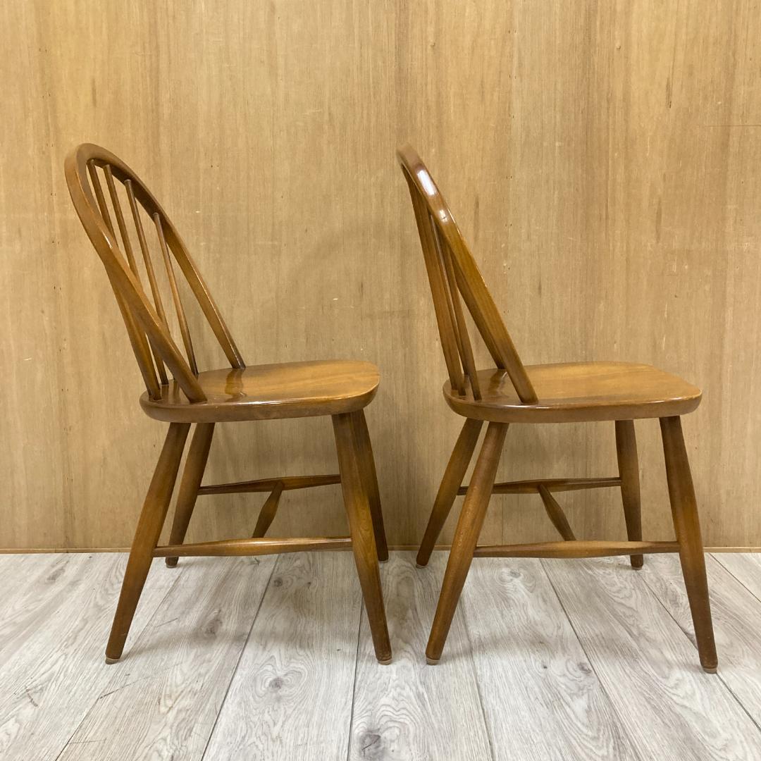 【飛騨産業】キツツキ　ダイニングチェア　椅子　木製 2脚セット