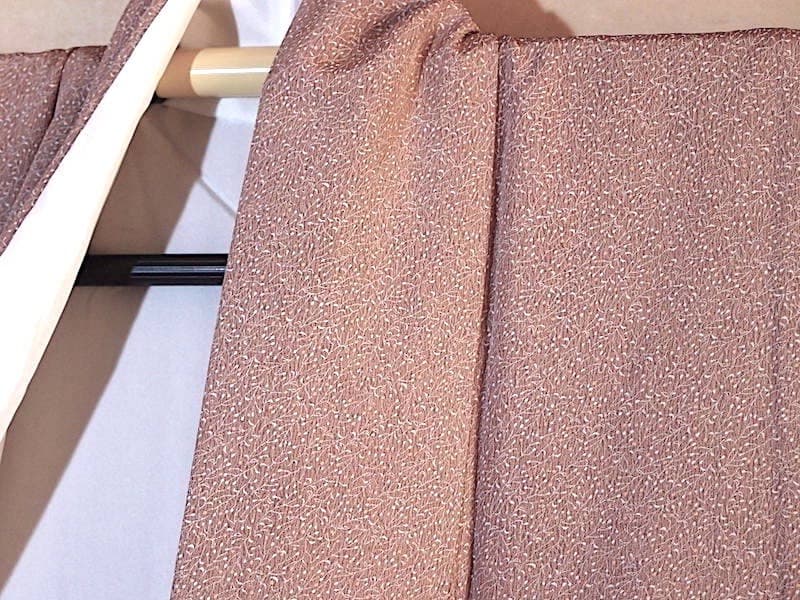 専用　未使用　江戸小紋（蔓花文）裄64,5　正絹美品