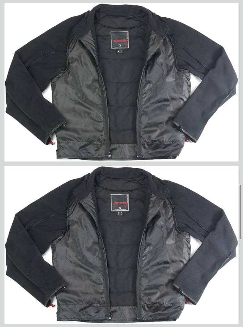美品 コミネバイク用 ジャケット プロテクトソフトシェルウィンターパーカー5XL
