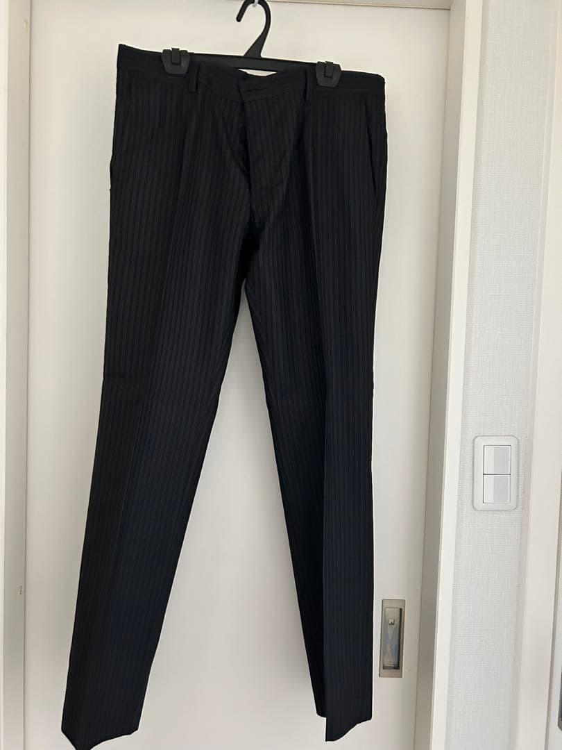 ドルチェアンドガッバーナ　 ブラックストライプスーツ　ドルガバ