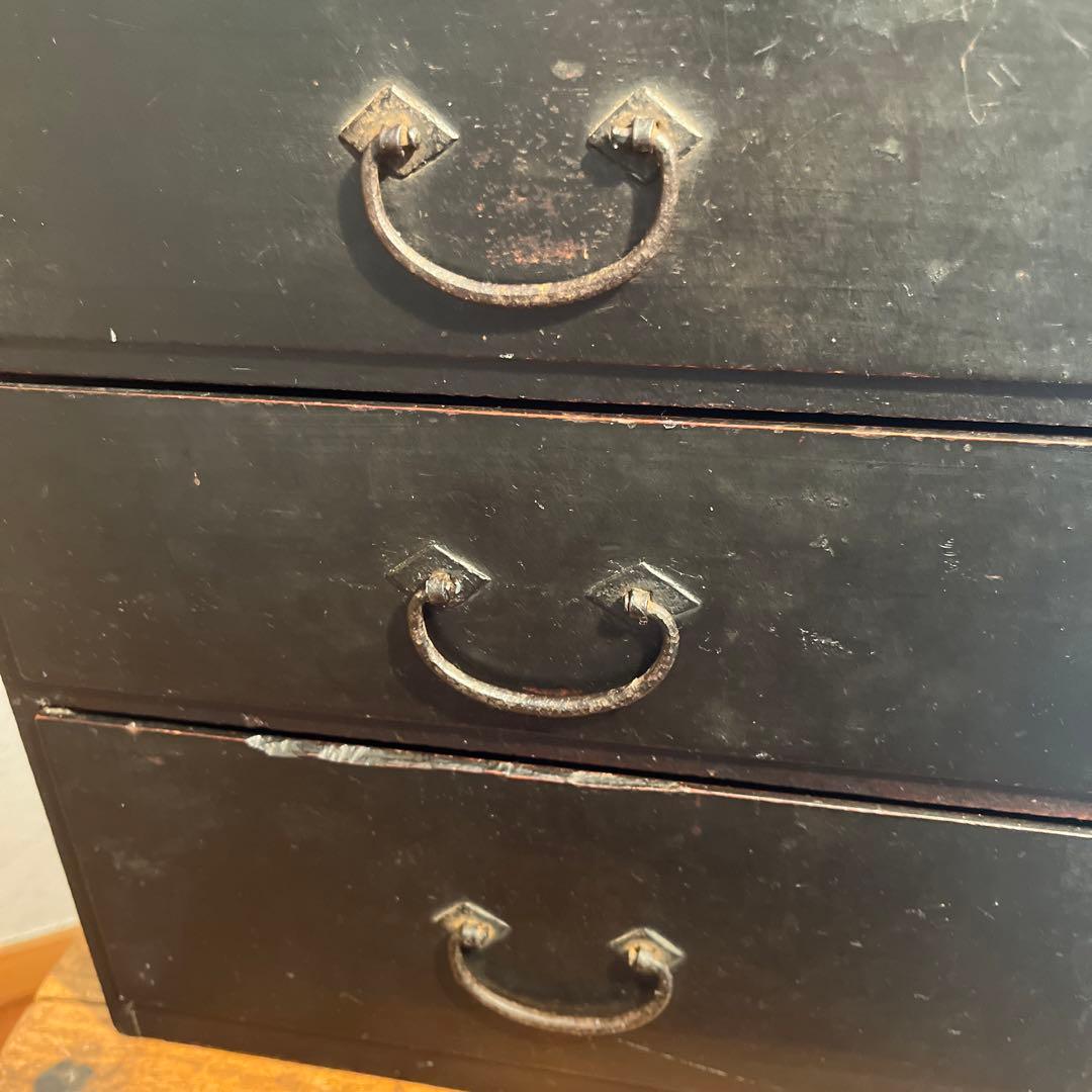 戦前期 アンティーク レトロ ヴィンテージ 時代箪笥 引き出し 小物入れ