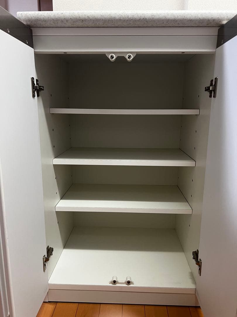 NITORI キッチンカウンターアルミナ2 幅140cm Used/美品