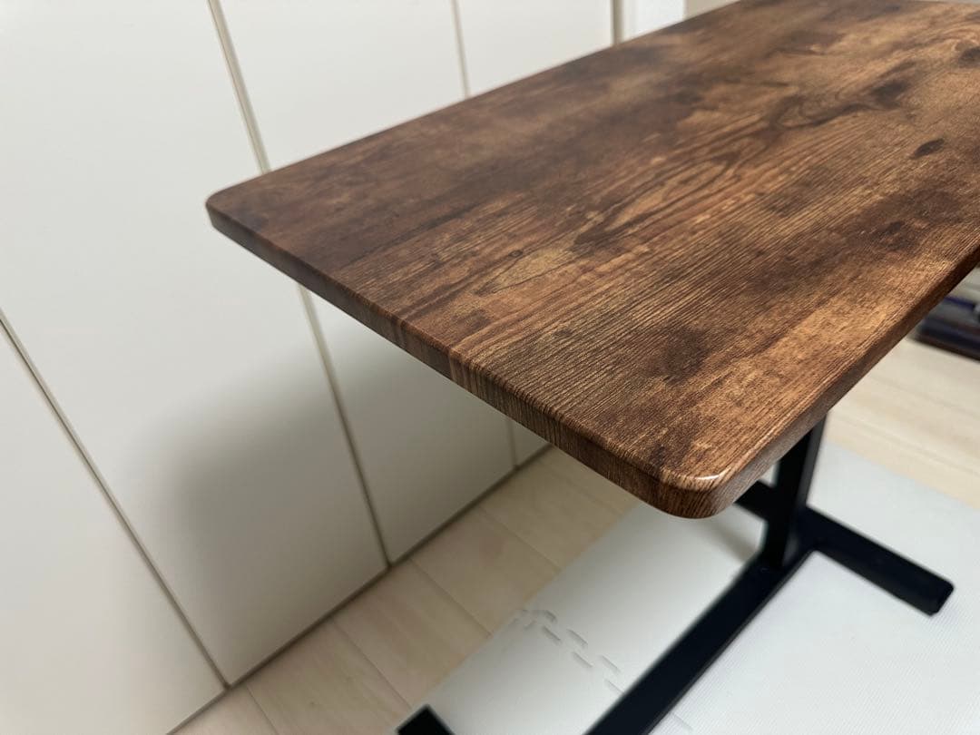 不二貿易 昇降式テーブル 幅70×奥行40×高さ55cm~75cmガス昇降