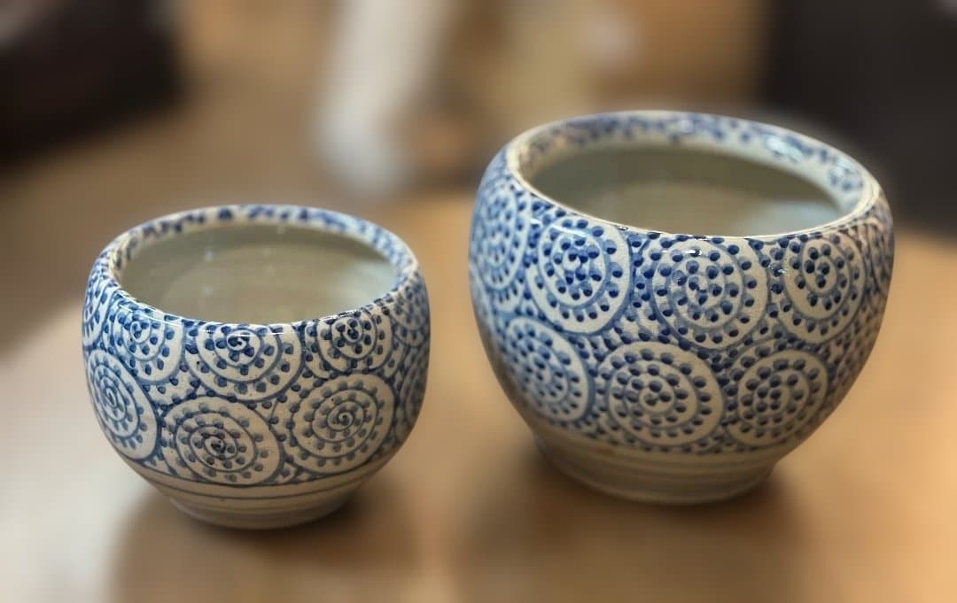 再値下げ　新品　信楽焼　火鉢　大サイズ　鉢カバー　ワインクーラー　直径23c