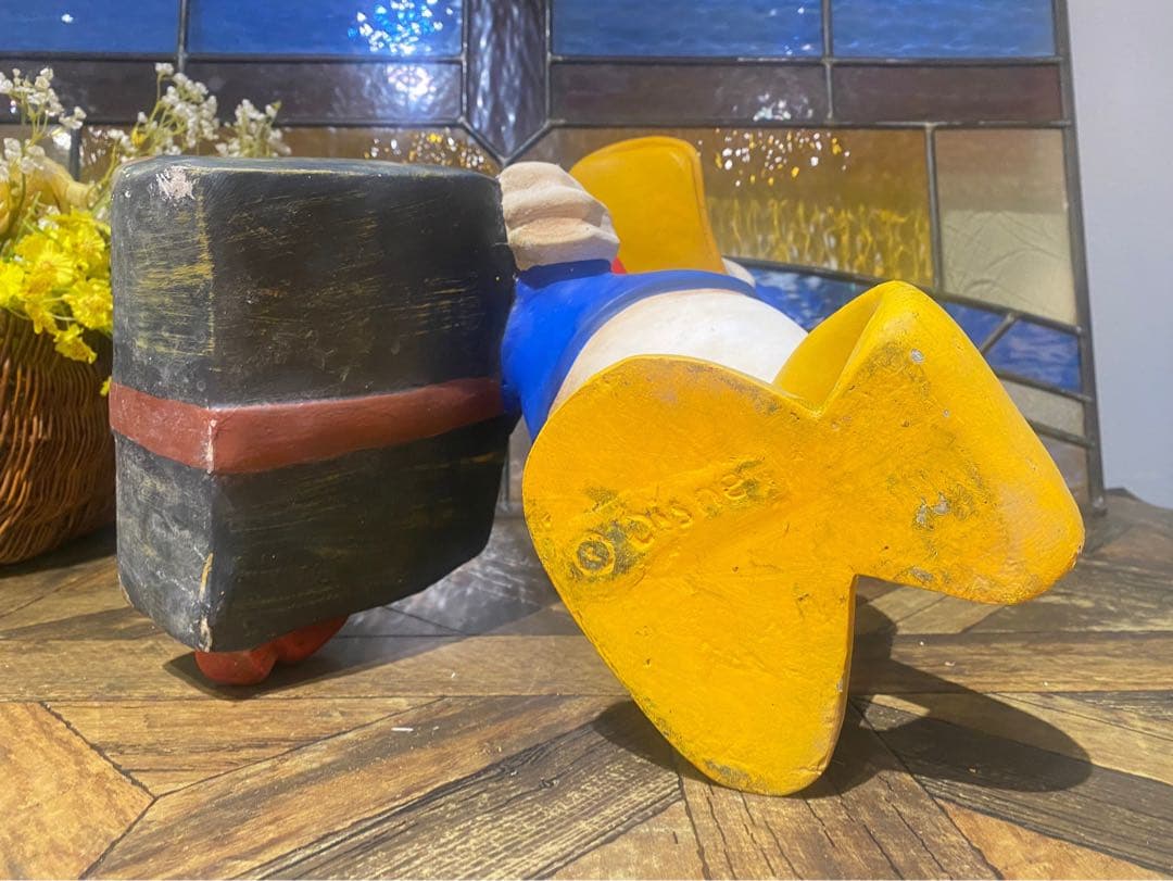 希少 Big ドナルドダック フィギュア 当時物 ディズニー アンティーク