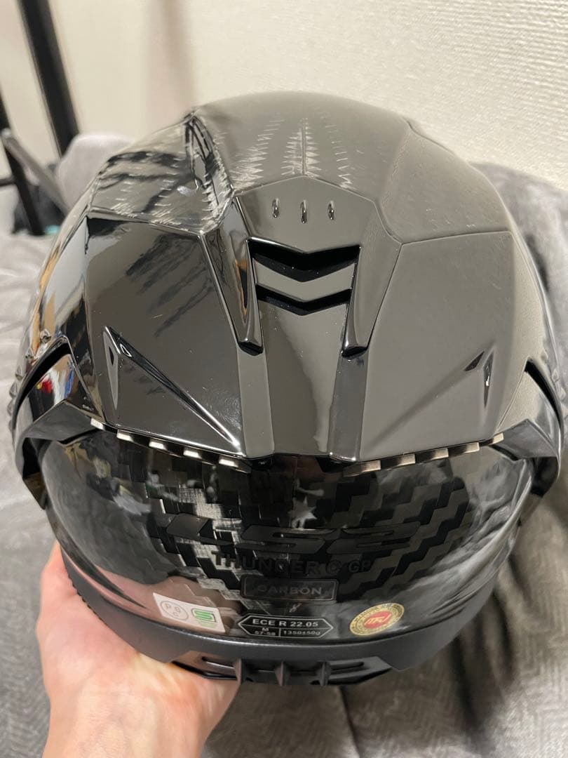 【試着のみ】LS2 サンダーC GP Mサイズ　バイク用カーボンヘルメット